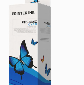 Botella De Tinta Cyan Compatible Epson 75ml