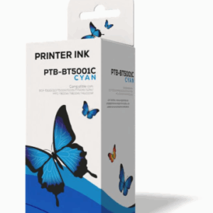 Botella de tinta Cyan Compatible Brother BT5001C 45ml
