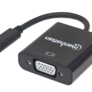 Convertidor USB C a VGA MANHATTAN 151771