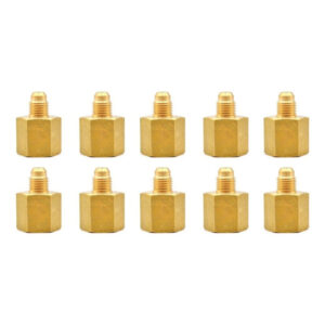 Conector Hembra, fabricado en latón de 3/8" NPT (H) X 1/4" Flare