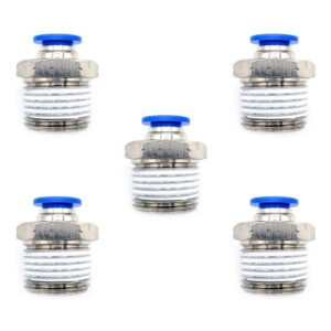 [PC12N8MMQTY5] 5 Pz De Conector/racor Rápido Neumático Recto 1/2 Npt X 8mm
