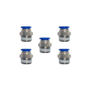 [PC12N12QTY5] 5 Pz De Conector/racor Rápido Neumático Recto 1/2 Npt X 1/2