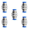 Pasamuro conexión rápida neumático recto 10mm Instrutek Conector neumático recto para tubing 10 mm Pasamuro neumático para aire comprimido