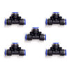 Racor unión neumático en tee 10mm Instrutek Racor neumático 10mm conexión rápida Racor en tee para tubing neumático 10 mm