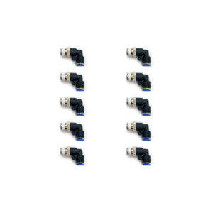 Codo 1 8 NPT 4mm Instrutek para tubing neumático Conector neumático codo 1/8 NPT x 4 mm Codo neumático 4 mm para aire comprimido