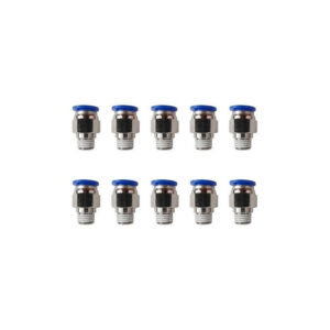 [PC14N12MMQTY10] 10 Pz De Conector/racor Rápido Neumático Recto 1/4npt X 12mm