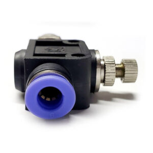 Regulador de flujo, 1/4" NPT x 6 mm