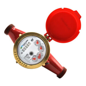 Medidor De Agua Caliente Cuerpo De Hierro 3/4 C/conexiones