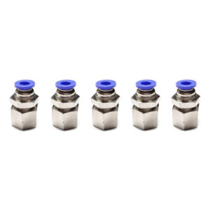 Pasamuro hembra conexión rápida neumático 1/4 x 6mm Instrutek Conector neumático hembra 1/4 NPT a 6 mm Pasamuro neumático para tubing 6 mm