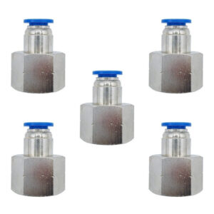 [PCF12N8MMQTY5] 5 Pz De Conector/racor Neumático Recto Hembra 1/2 Npt X 8mm