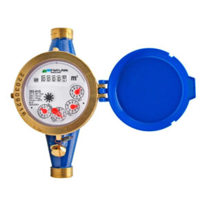 Medidor De Agua Cuerpo De Latón 1/2 C/conexiones De Latón