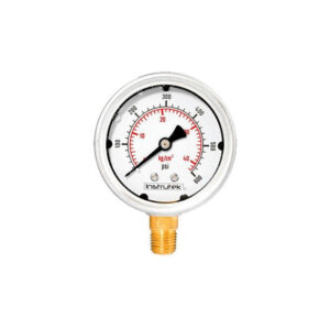 Manómetro 2.5", lleno de líquido (O.E.M.), 1/4" NPT, inferior, 600 psi-kg/cm2