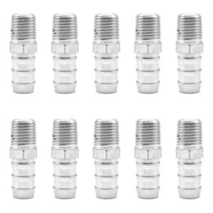 Espiga Para Mangueras Macho De 1/4 Npt X 1/2 10 Pz