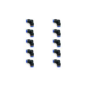 Codo neumatico 8mm Instrutek para tubing Codo neumatico 8mm de conexión rápida Racor unión neumática tipo codo 8 mm