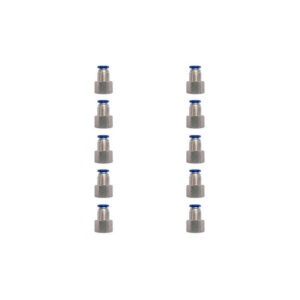 [PCF14N6MMQTY10] 10 Pz De Conector/racor Neumático Recto Hembra 1/4 X 6mm