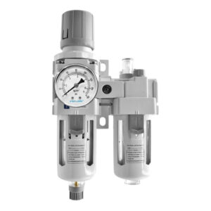 Filtro Regulador + Lubricador 3/8 Frl Compacto Con Manómetro