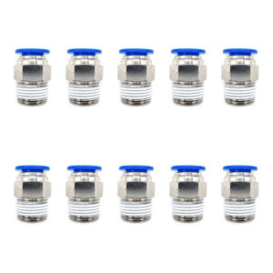 [PC38N10MMQTY10] 10 Pz De Conector/racor Rápido Neumático Recto 3/8 Npt X10mm