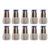 Conector neumático recto hembra 1/8 Instrutek Racor neumático hembra 1/8 NPT para tubing Conector rápido neumático 1/8 para aire comprimido