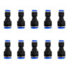 Racor recto 3/8 x 1/4 Instrutek Unión neumática recta 3/8 a 1/4 Reducción neumática recta para tubing