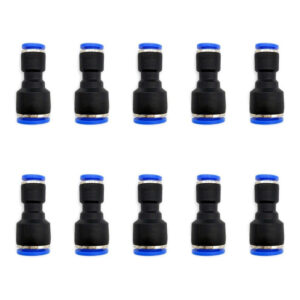 Racor recto 3/8 x 1/4 Instrutek Unión neumática recta 3/8 a 1/4 Reducción neumática recta para tubing