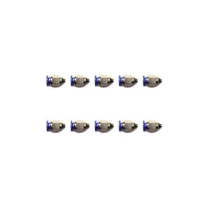 10 Pz De Conector/racor Rápido Neumático Recto M5 X 6mm