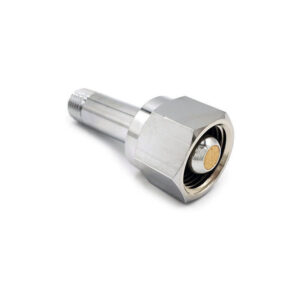 Tuerca Y Niple Latón Cromado Para Oxígeno Medicinal Cga540