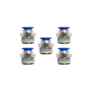 [PC12N10MMQTY5] 5 Pz De Conector/racor Rápido Neumático Recto 1/2 Npt X 10mm