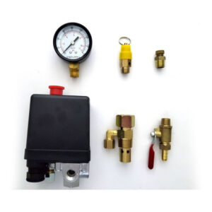 Kit Para Compresor Con Switch Tipo Nema (botón Rojo) 4 Vías