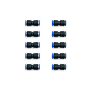 Racor neumático recto 3/8 Instrutek Unión neumática recta 3/8 de acoplamiento rápido Racor recto para tubing neumático 3/8