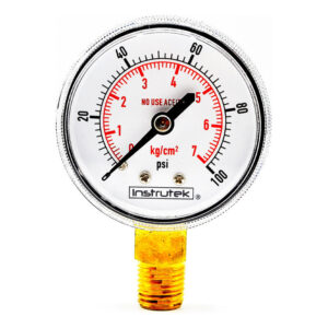 Manómetro Oxígeno Industrial/oxicorte 100 Psi Y 7 Kg/cm2