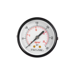 Manómetro 2.5", estándar, 1/4" NPT, posterior, 300 psi-kg/cm2