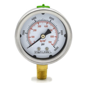 Manómetro 2.5", lleno de líquido (O.E.M.), 1/4" NPT, inferior, 10000 psi-kg/cm2