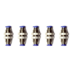 Conexión neumática recta 4 mm Fitting neumático pasamuro industrial Pasamuro para aire comprimido Instrutek