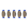 Pasamuro conexión rápida neumático recto 8mm Instrutek Conector neumático recto para tubing 8 mm Pasamuro neumático para aire comprimido