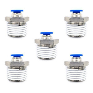 [PC12N6MMQTY5] 5 Pz De Conector/racor Rápido Neumático Recto 1/2 Npt X 6mm