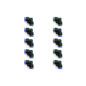 Codo neumatico 1 4 Instrutek para tubing Racor unión neumática tipo codo 1/4 Codo neumatico 1 4 de conexión rápida