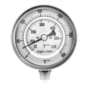 Termómetro 3 PLG, Vástago De Ángulo Variable 6 0 A 300 Cº
