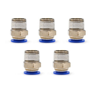 [PC12N12MMQTY5] 5 Pz De Conector/racor Rápido Neumático Recto 1/2 Npt X 12mm