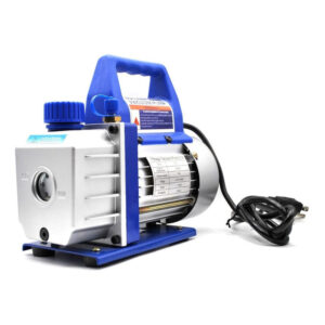 Bomba de vacío con sistema de paletas rotatorias para aplicaciones de refrigeración y equipos de aire acondicionado.