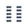 Racor recto 10mm Instrutek para tubing neumático Unión neumática recta 10 mm de acoplamiento rápido Racor neumático recto para aire comprimido