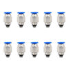 Conector neumático M5 x 4 mm Instrutek Racor rápido neumático recto M5 para tubing Conector neumático recto 4 mm Instrutek