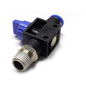 Válvula de mano, 1/4" NPT x 8 mm