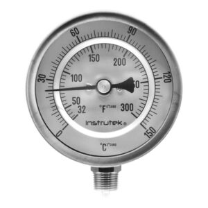 Termómetro 3 PLG, Vástago De Ángulo Variable 6 ¨ 0 A 150º