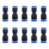 Reducción neumática recta 8mm a 6mm Instrutek Unión neumática recta de 8 mm a 6 mm Reducción neumática para tubing 8 mm a 6 mm
