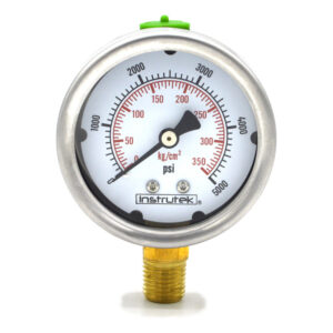 Manómetro 2.5", lleno de líquido (O.E.M.), 1/4" NPT, inferior, 5000 psi-kg/cm2