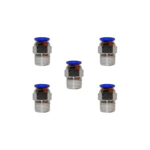 [PC38N38QTY5] 5 Pz De Conector/racor Rápido Neumático Recto 3/8 Npt X 3/8