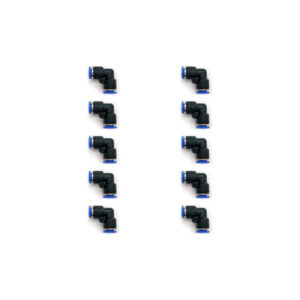 Codo neumatico 6mm Instrutek para tubing Codo neumatico 6mm de conexión rápida Racor unión neumática tipo codo 6 mm