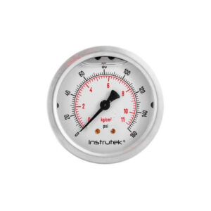 [63410160&FFWOH63410SS] Manómetro Premium Inox C/brida Glicerina 2.5 PLG, 160 Psi