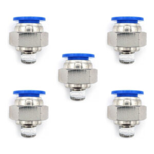 [PC18N12MMQTY5] 5 Pz De Conector/racor Rápido Neumático Recto 1/8 Npt X 12mm