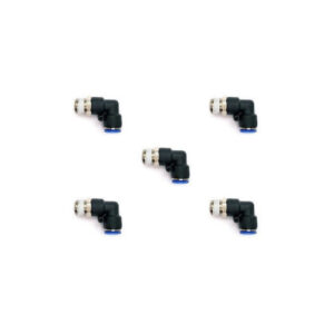 Conector racor rápido neumático codo 3/8 NPT x 3/8 Instrutek Codo neumático 3/8 para tubing industrial Conector neumático de conexión rápida 3/8